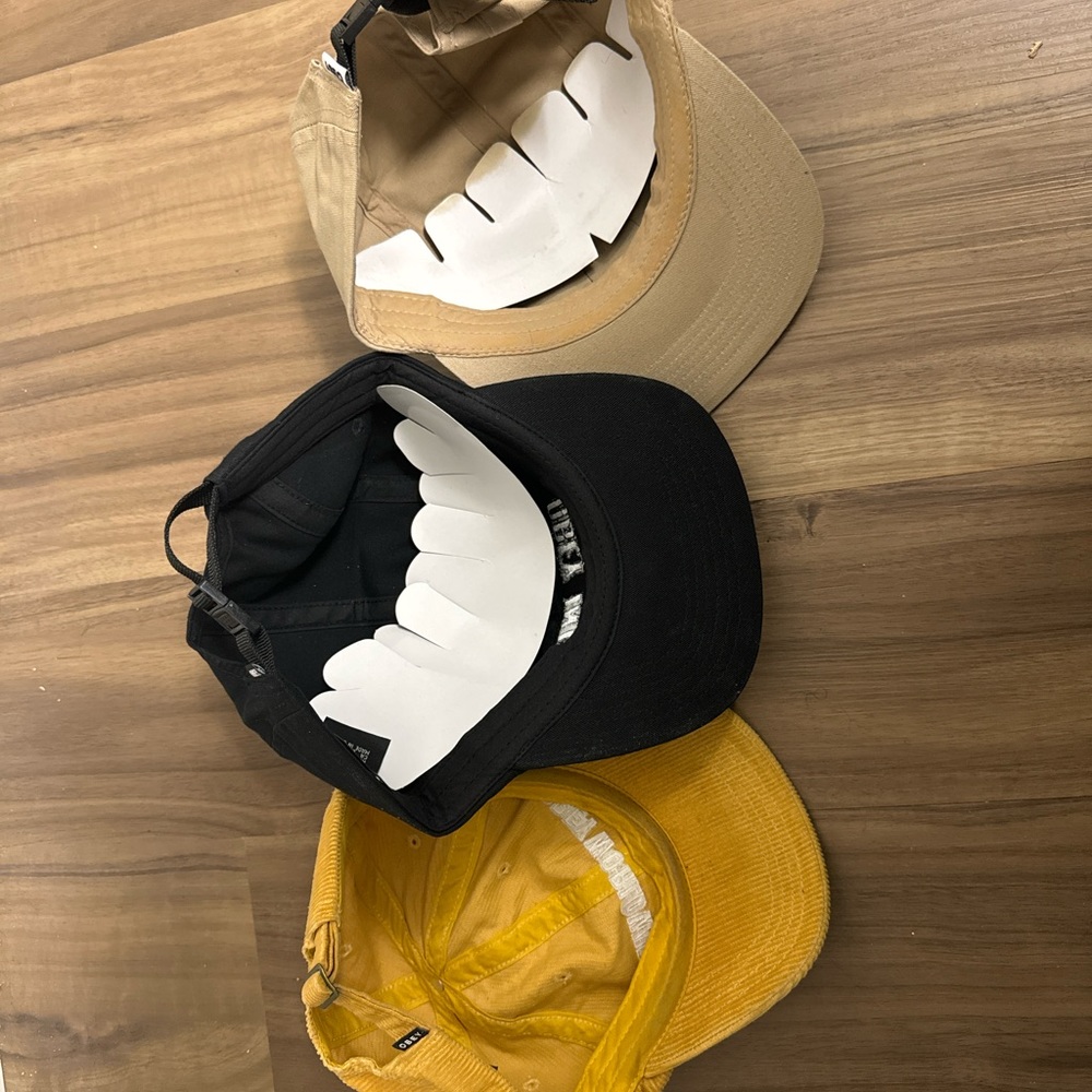 Obey Hats (Three). All Worn, Some Samples. - image 2